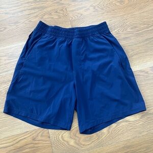 Lululemon Men’s Pace Breaker Linerless Shorts 5” in Navy Blue